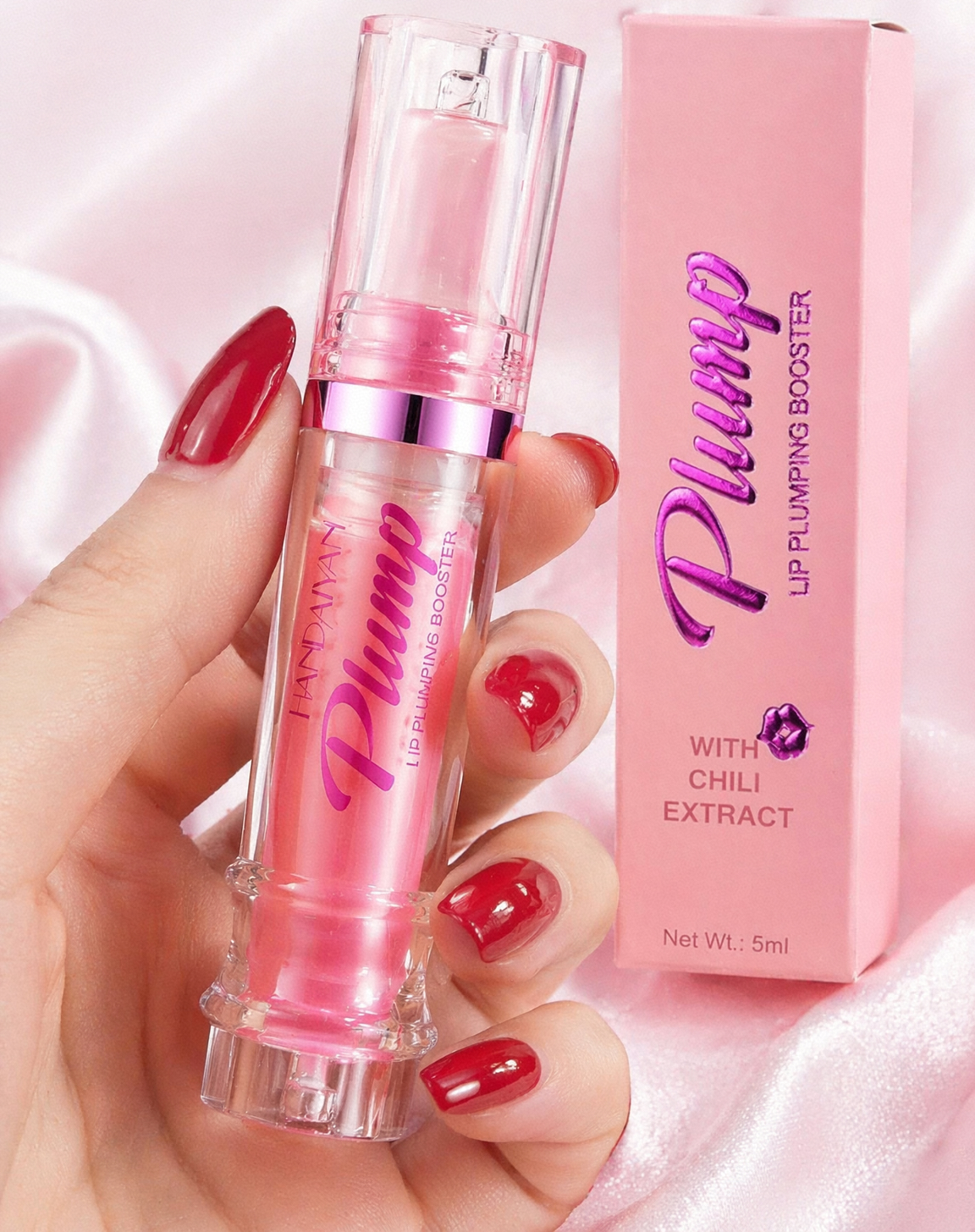 Brillo Labial Voluminizador con Ácido hialurónico